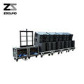 ZSOUND dual 10inch power line arrays system 3 way audio speakers professional